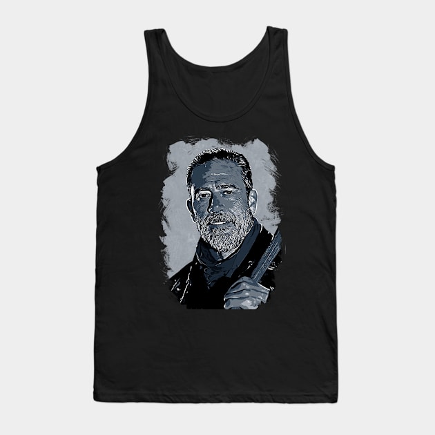 Negan Artwork Tank Top by Rezronauth